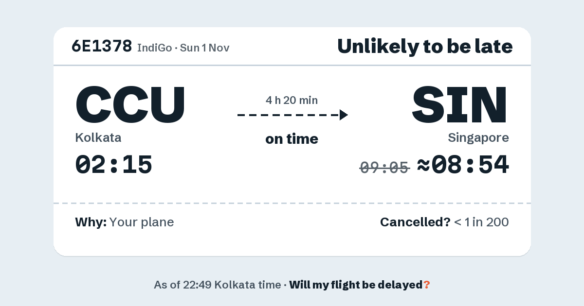 Link preview: 6E1378 lands about 08:54