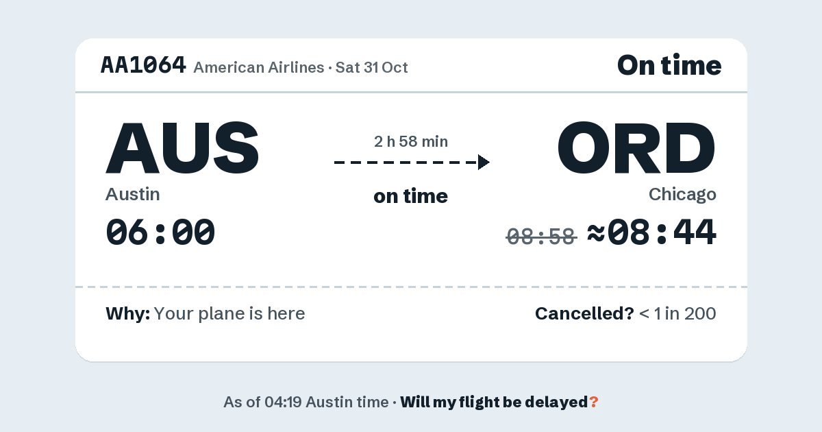 Link preview: AA1064 lands about 08:44
