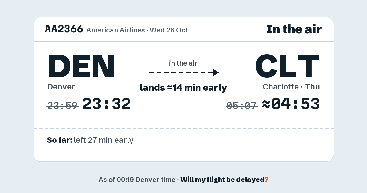 Link preview: AA2366 lands about 04:53