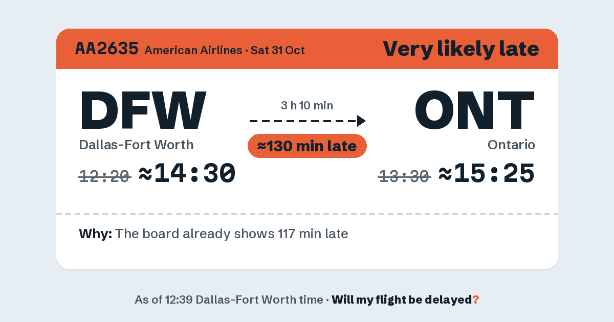 Link preview: AA2635 lands about 15:24
