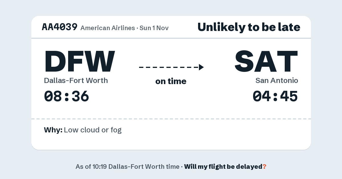 Link preview: AA4039 lands about 04:44
