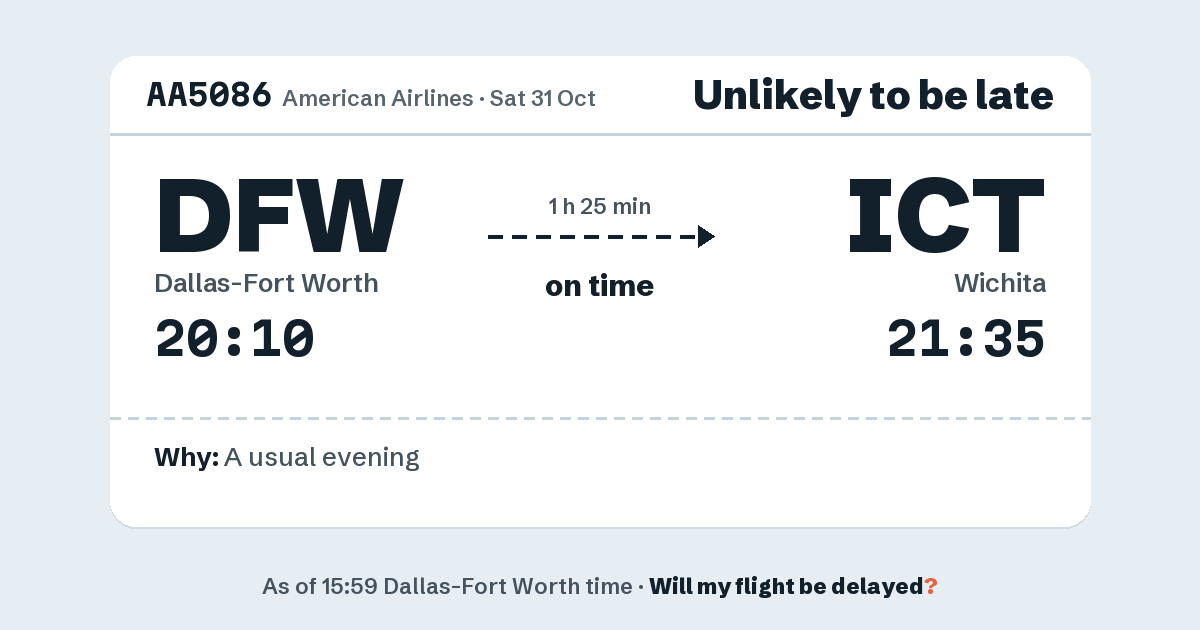 Link preview: AA5086 lands about 21:31