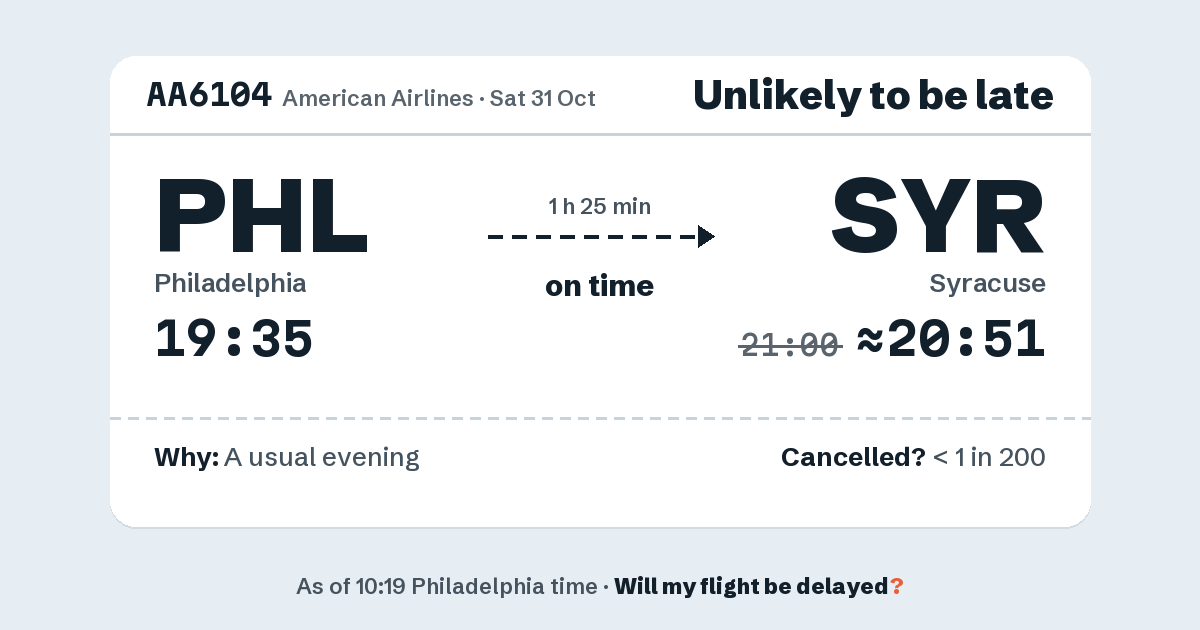 Link preview: AA6104 lands about 20:51