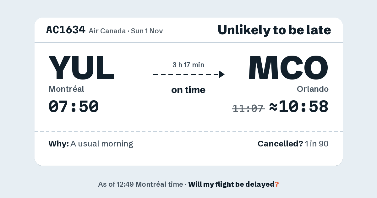 Link preview: AC1634 lands about 10:58