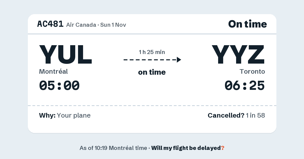 Link preview: AC481 lands about 06:21