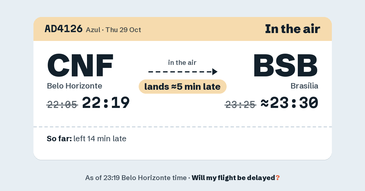 Link preview: AD4126 lands about 23:30