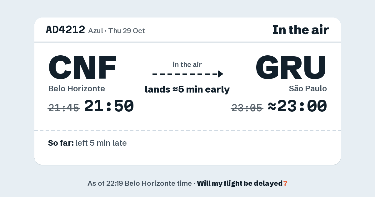 Link preview: AD4212 lands about 23:00