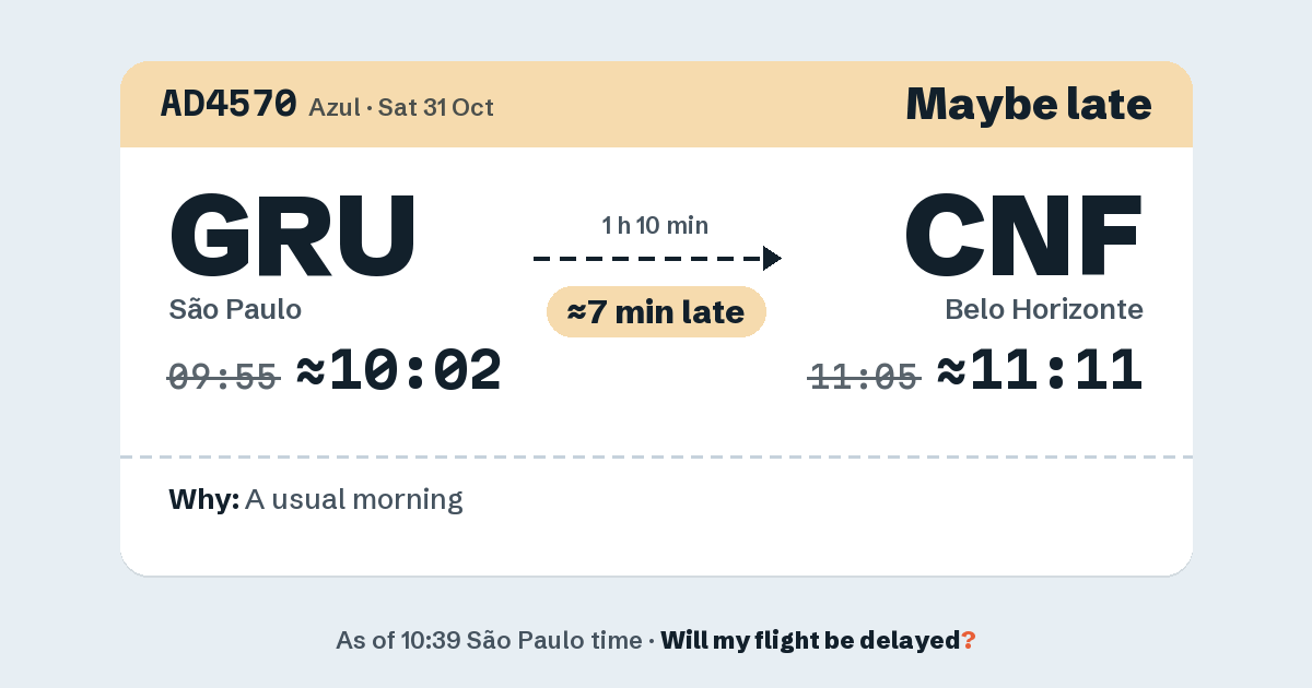 Link preview: AD4570 lands about 11:11