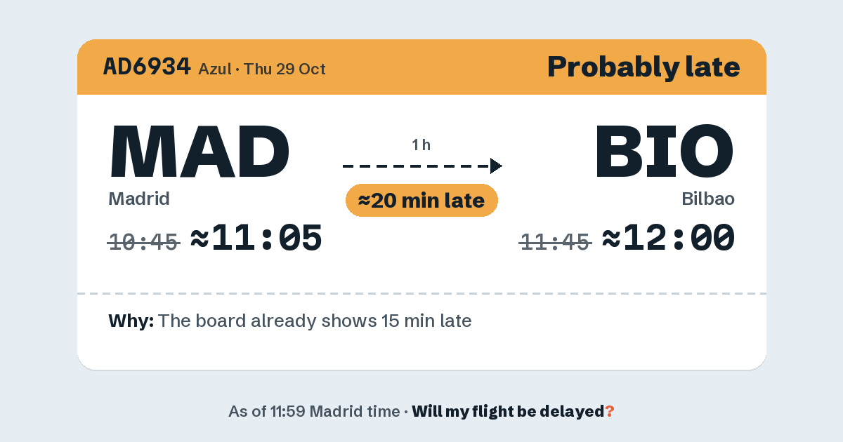 Link preview: AD6934 lands about 11:58