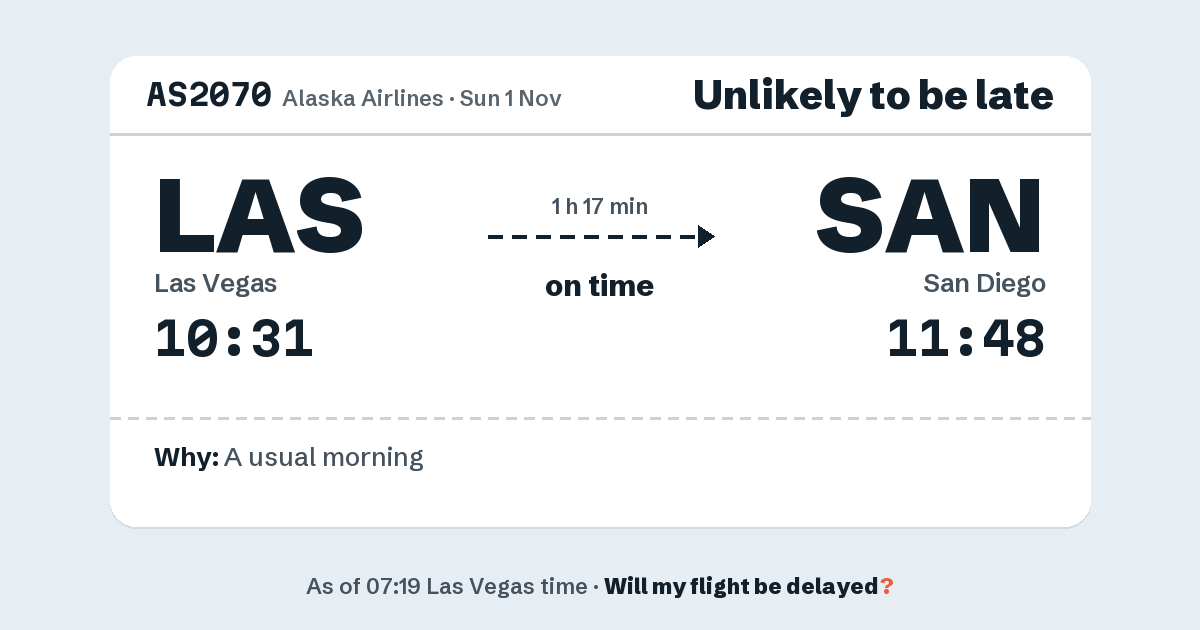 Link preview: AS2070 lands about 11:50