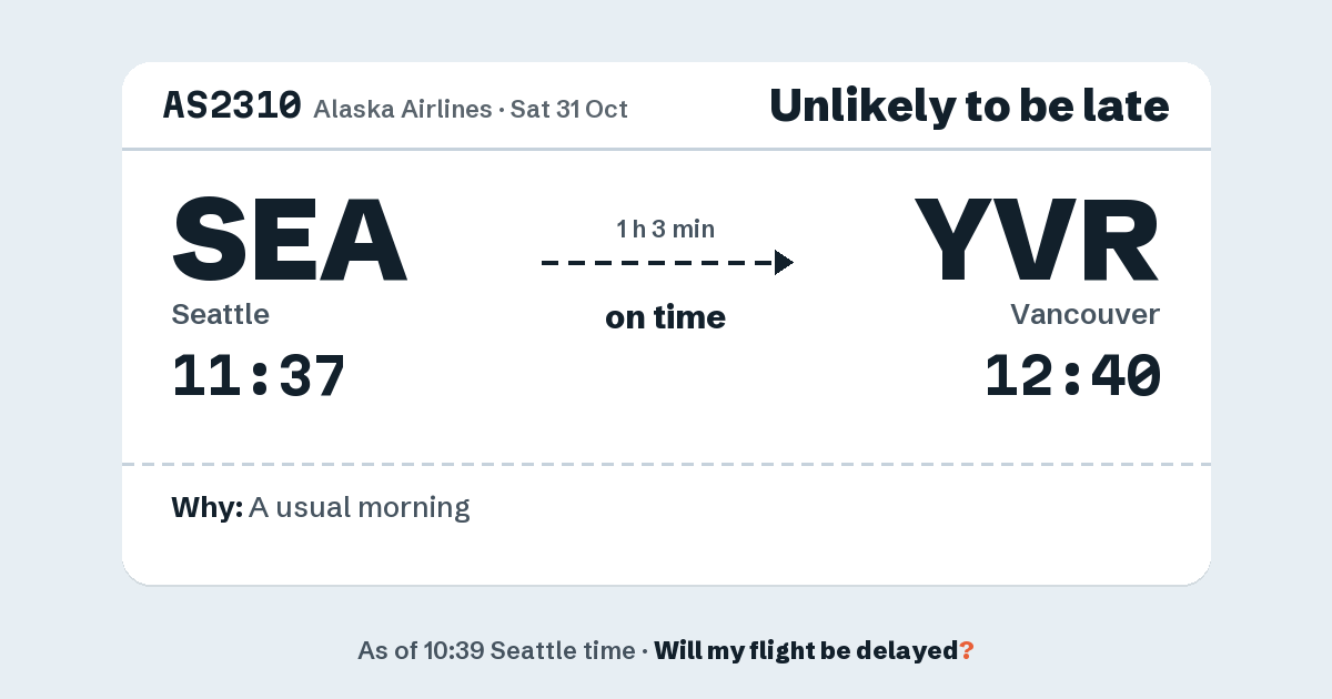 Link preview: AS2310 lands about 12:36