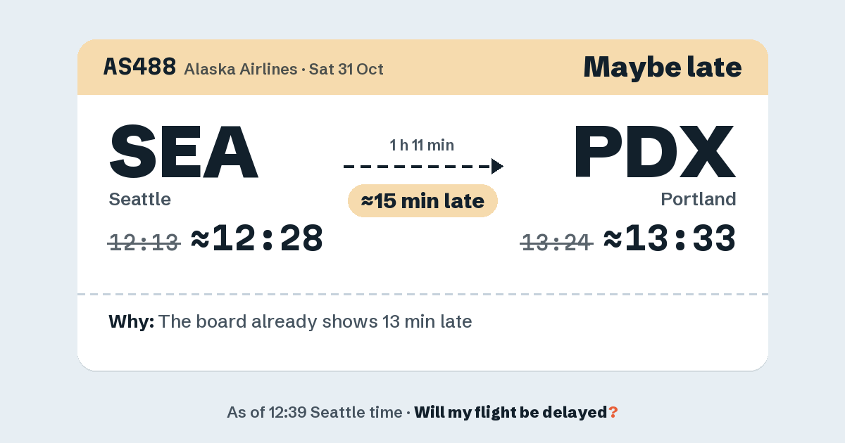 Link preview: AS488 lands about 13:33