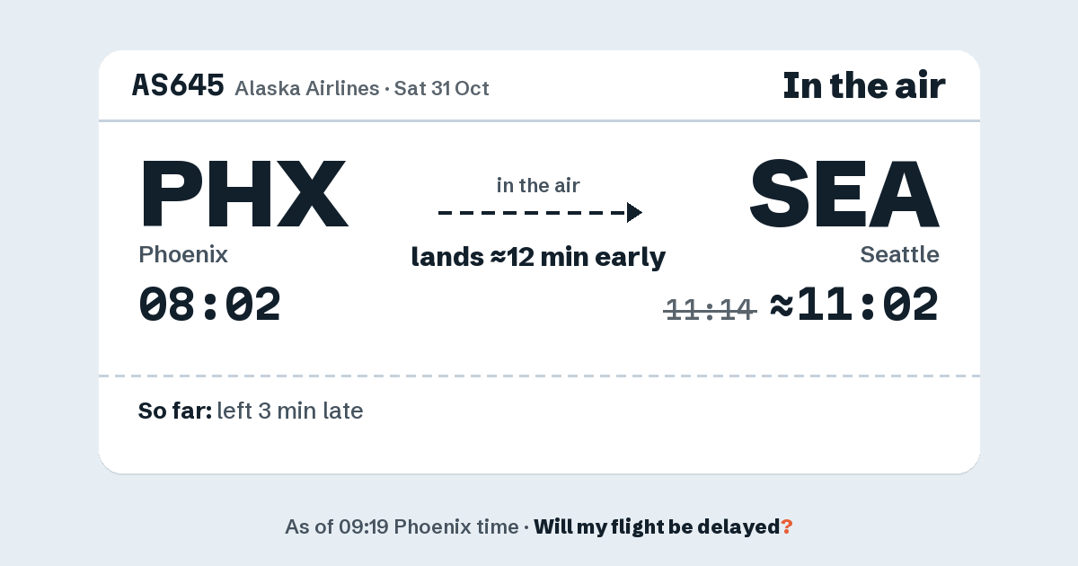 Link preview: AS645 lands about 11:02