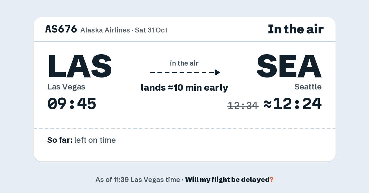 Link preview: AS676 lands about 12:24