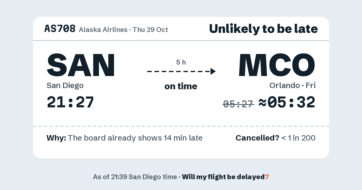Link preview: AS708 lands about 05:32