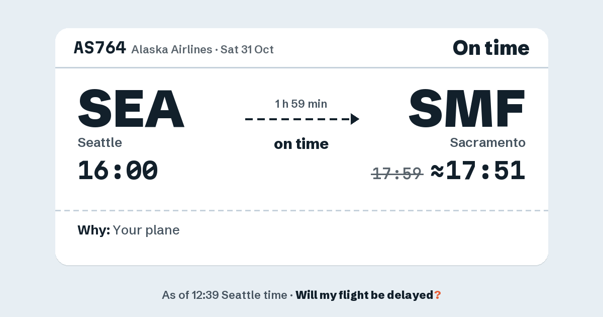 Link preview: AS764 lands about 17:51