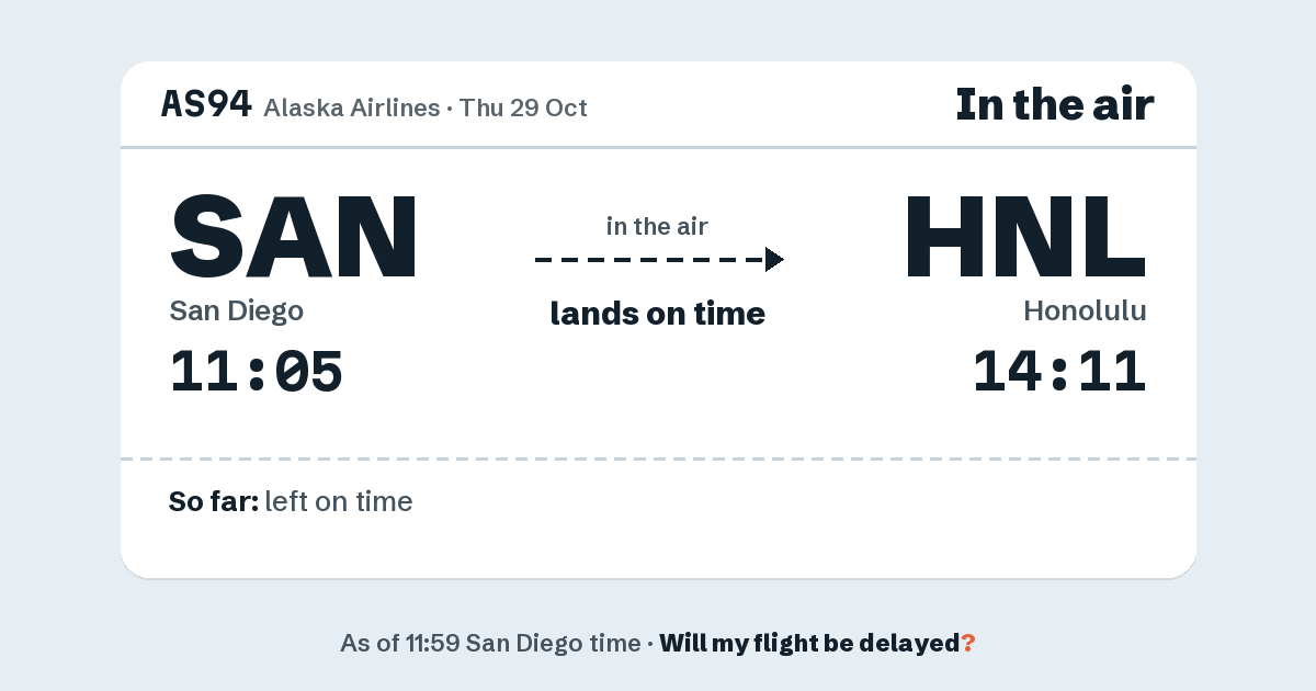 Link preview: AS94 lands about 14:08