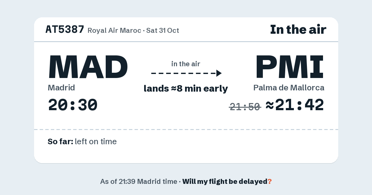 Link preview: AT5387 lands about 21:42