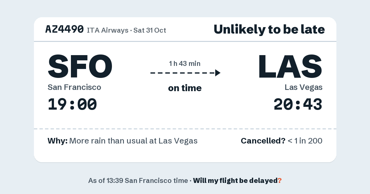 Link preview: AZ4490 lands about 20:39