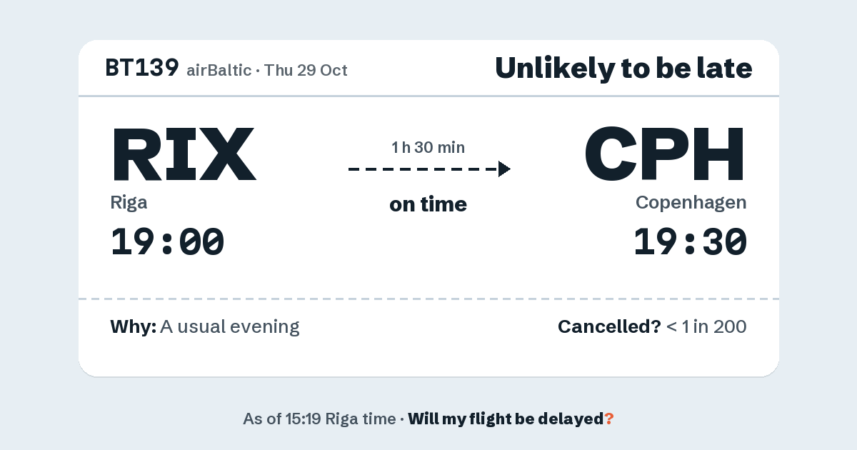 Link preview: BT139 lands about 19:26
