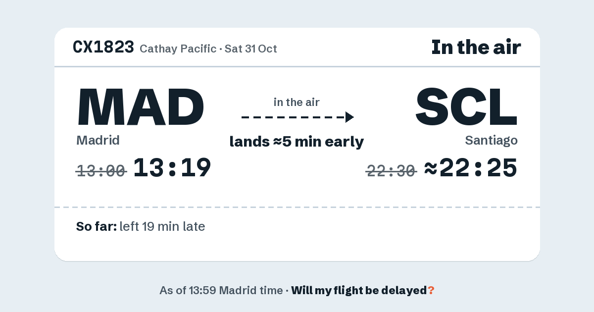 Link preview: CX1823 lands about 22:25