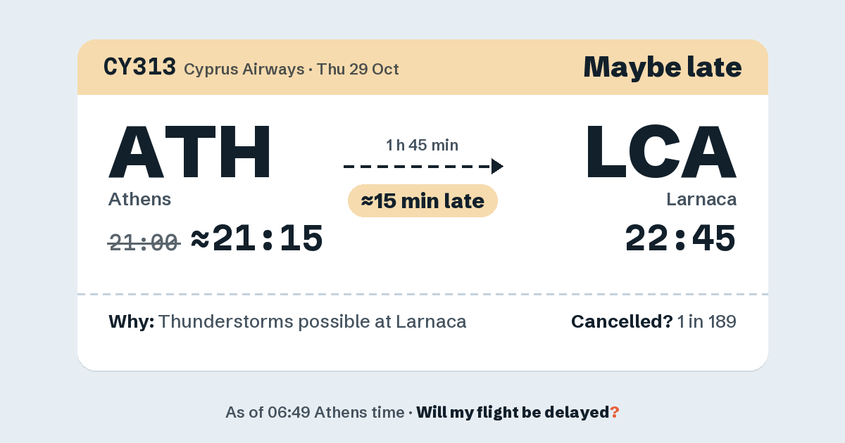 Link preview: CY313 lands about 22:49