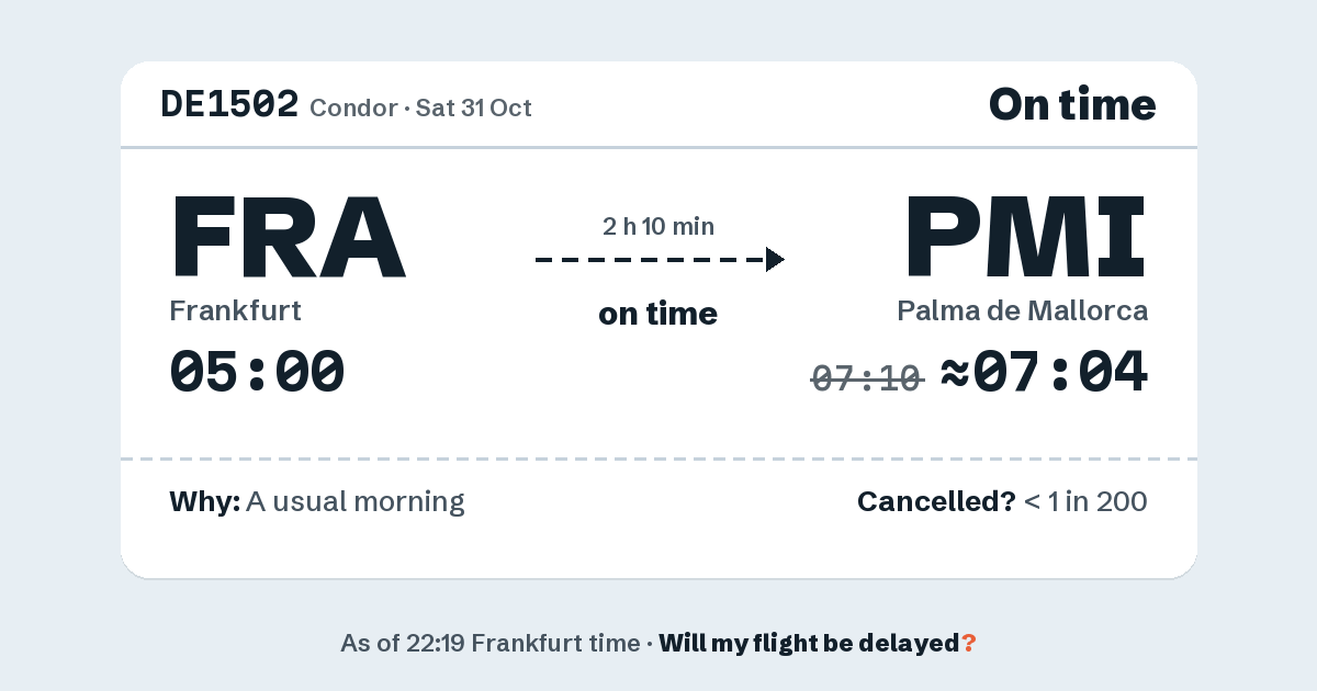 Link preview: DE1502 lands about 07:04