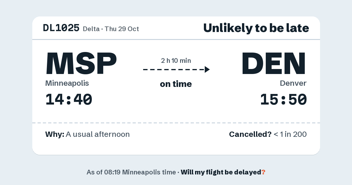 Link preview: DL1025 lands about 15:46