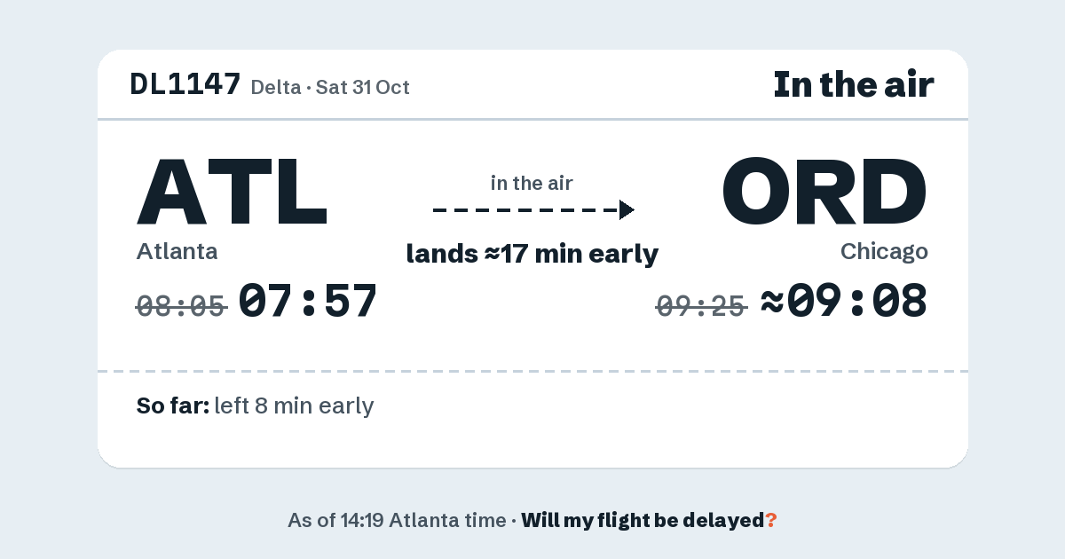 Link preview: DL1147 lands about 09:08