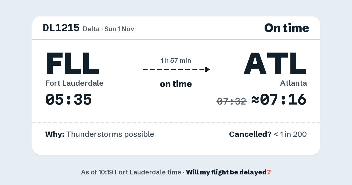 Link preview: DL1215 lands about 07:16