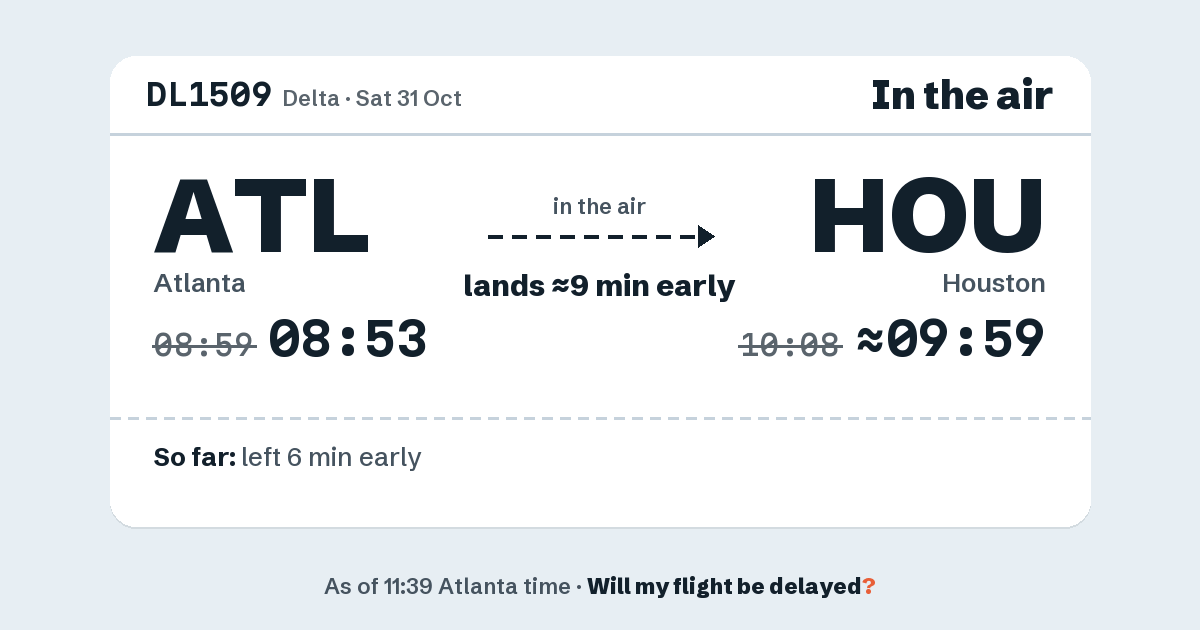 Link preview: DL1509 lands about 09:59