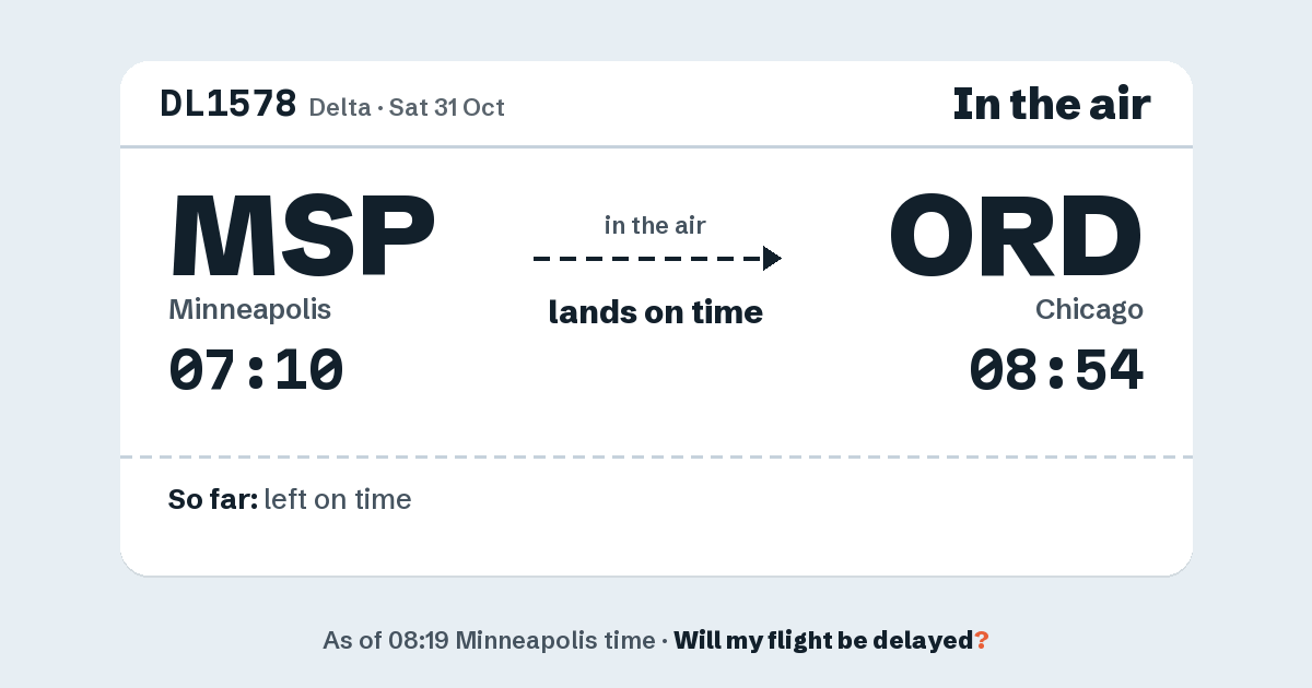 Link preview: DL1578 lands about 08:51