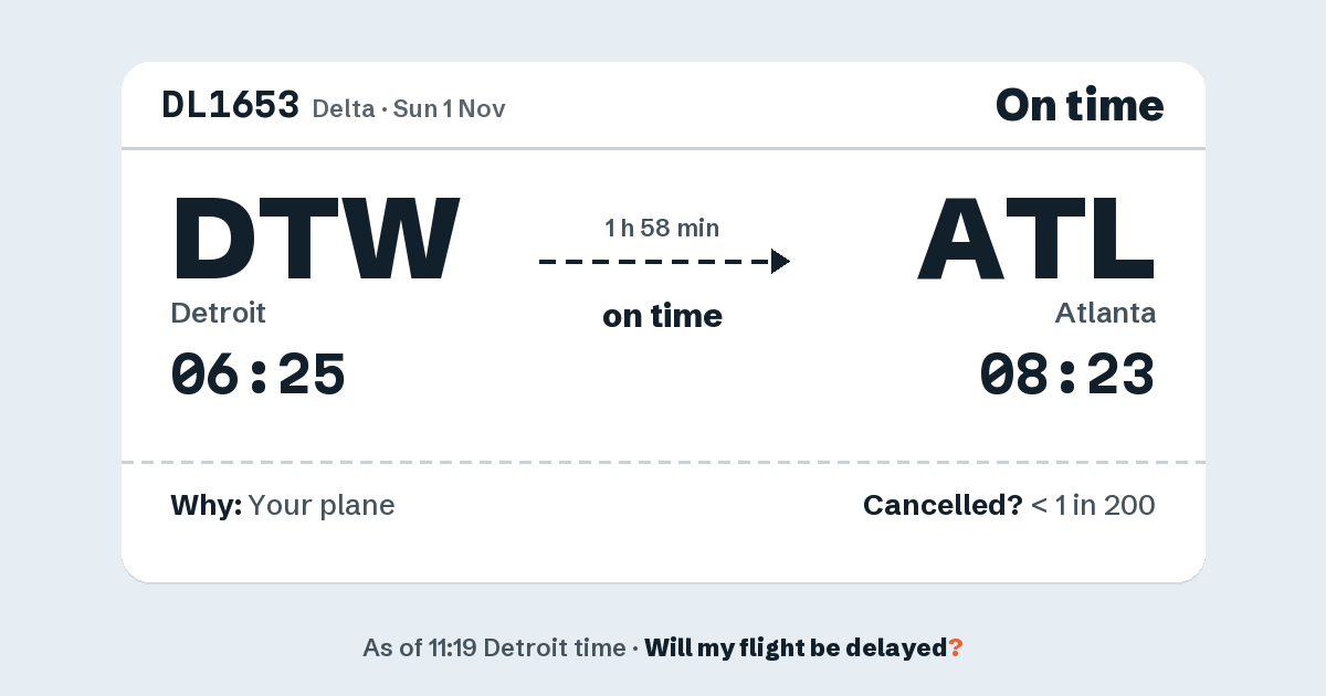 Link preview: DL1653 lands about 08:21