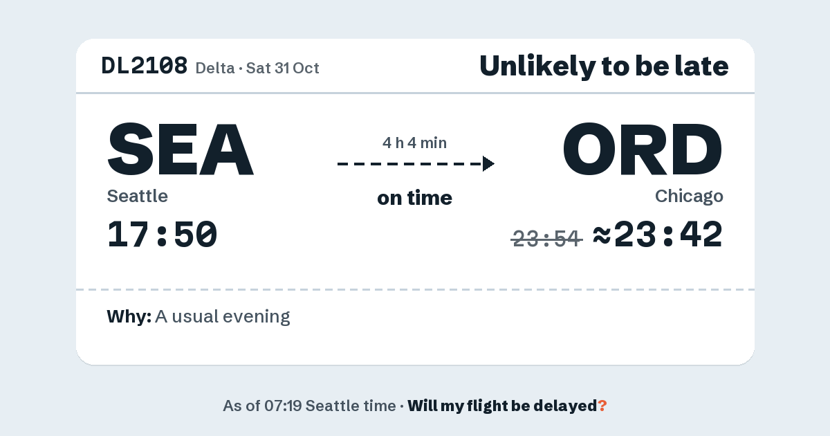 Link preview: DL2108 lands about 23:42
