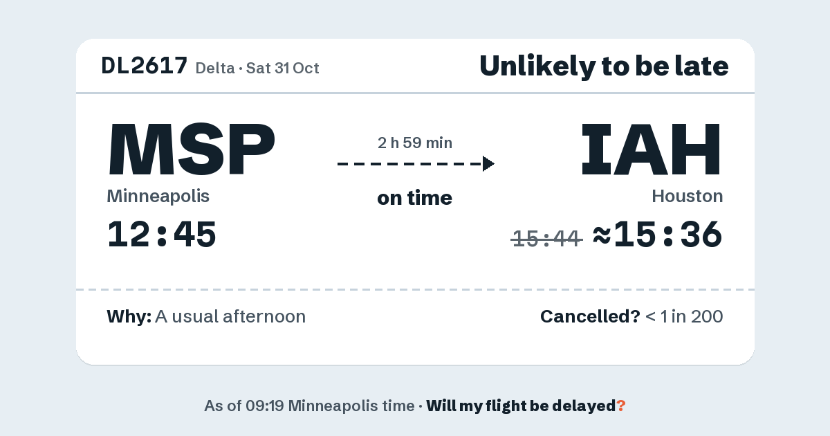 Link preview: DL2617 lands about 15:36