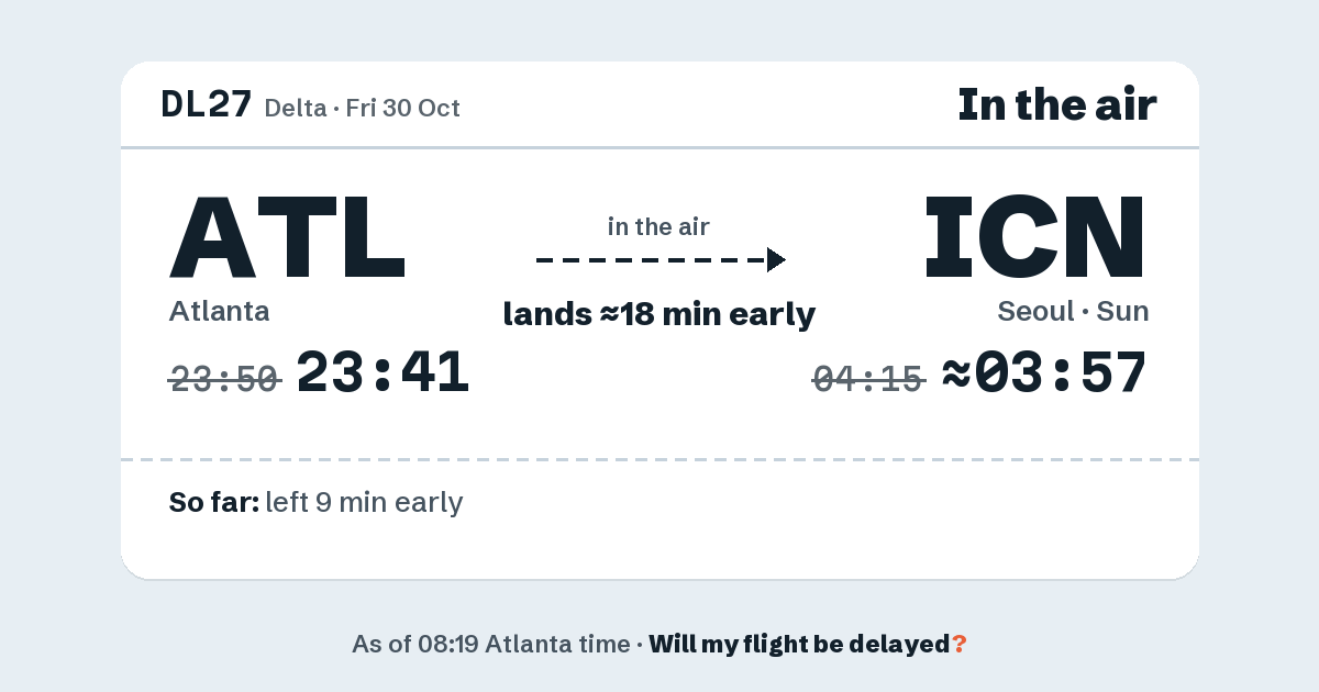 Link preview: DL27 lands about 03:57