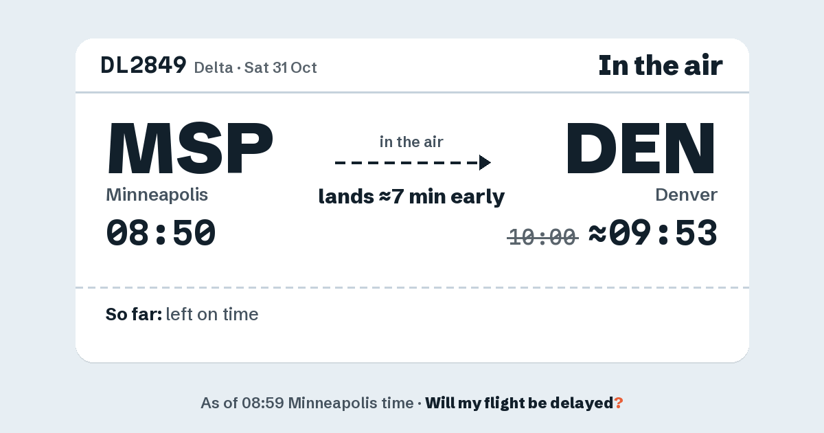 Link preview: DL2849 lands about 09:53