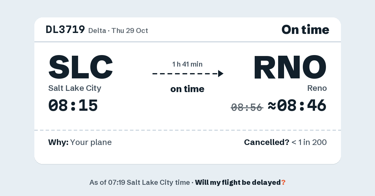 Link preview: DL3719 lands about 08:46