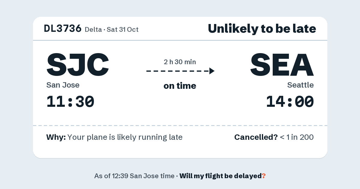 Link preview: DL3736 lands about 13:58