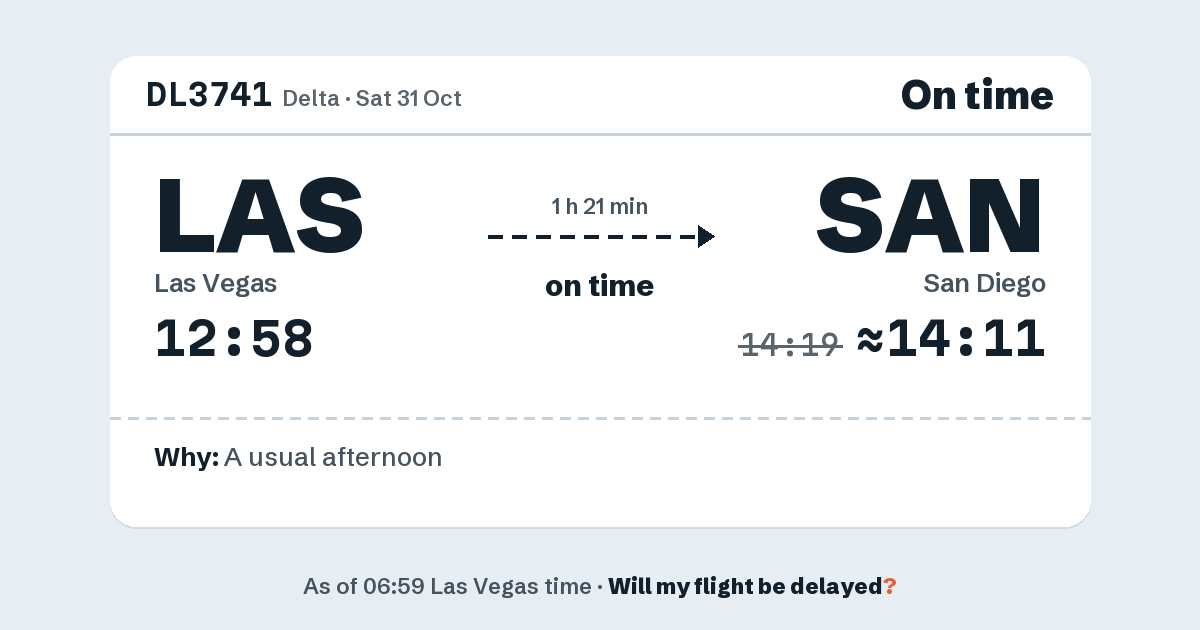 Link preview: DL3741 lands about 14:11