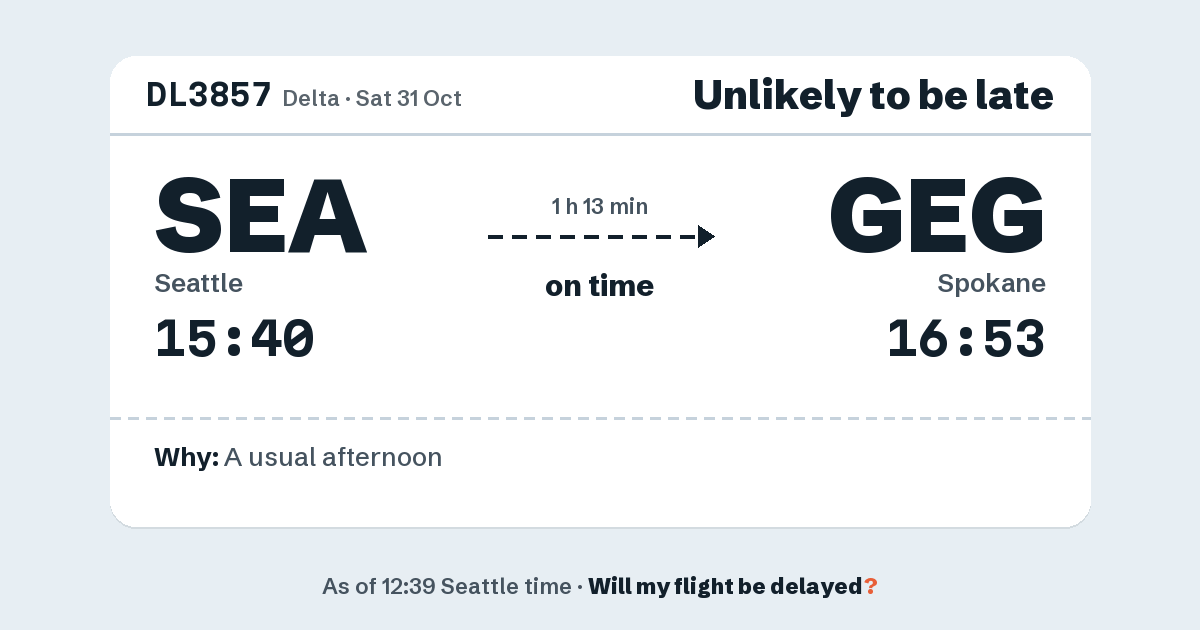 Link preview: DL3857 lands about 16:51