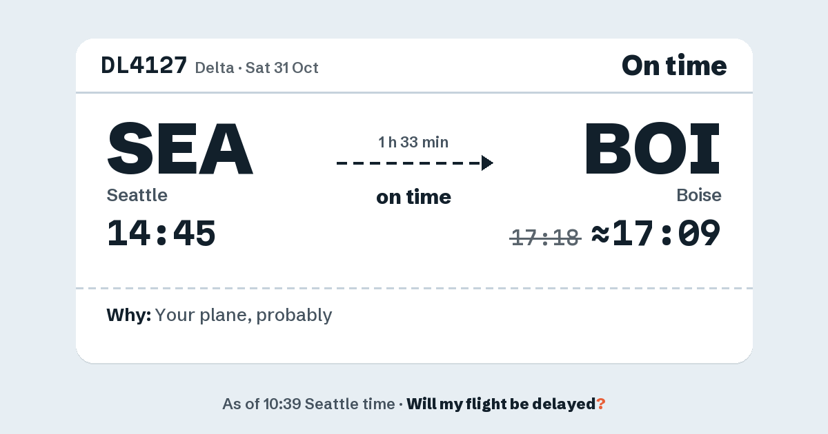 Link preview: DL4127 lands about 17:09
