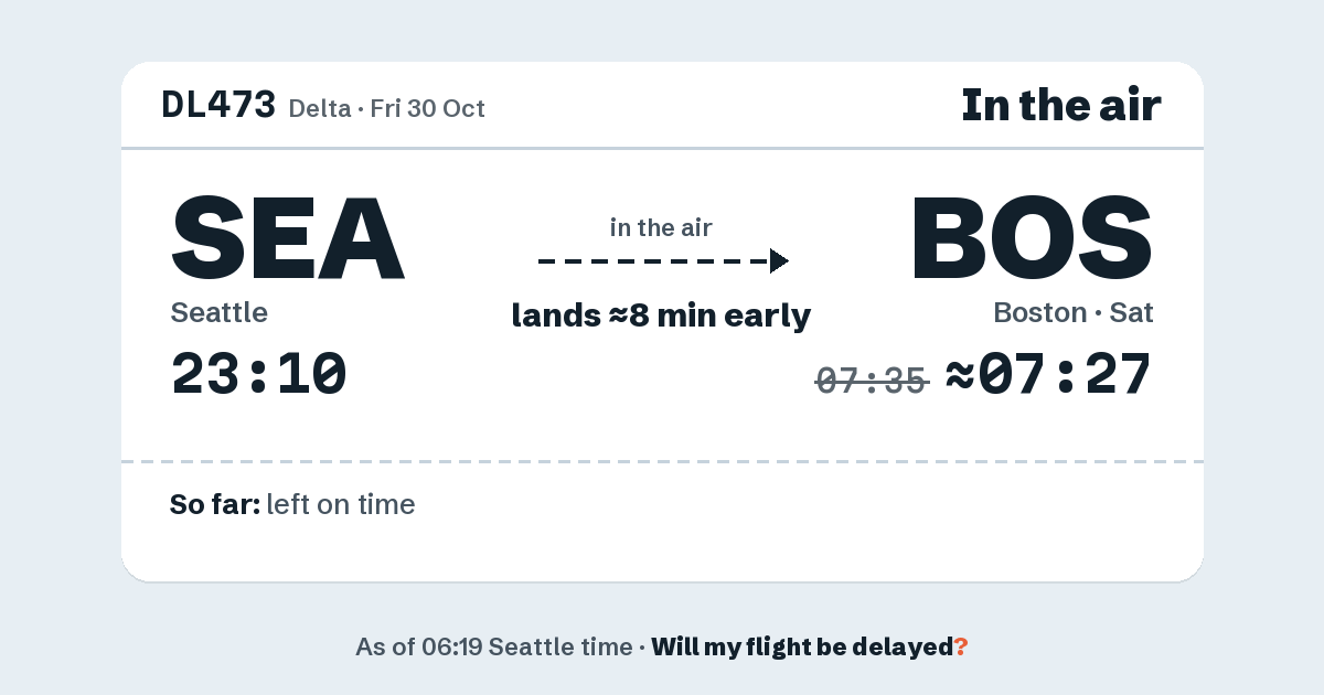 Link preview: DL473 lands about 07:27