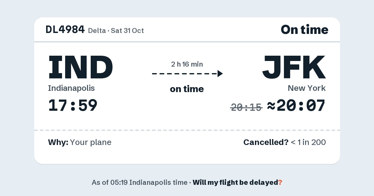 Link preview: DL4984 lands about 20:07
