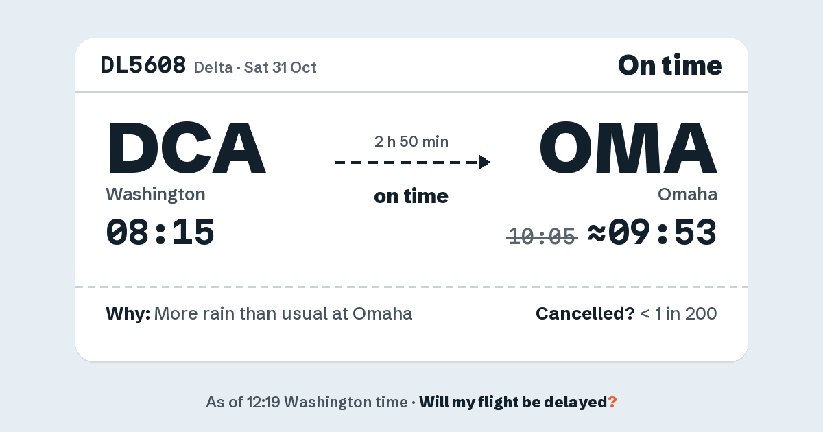Link preview: DL5608 lands about 09:53