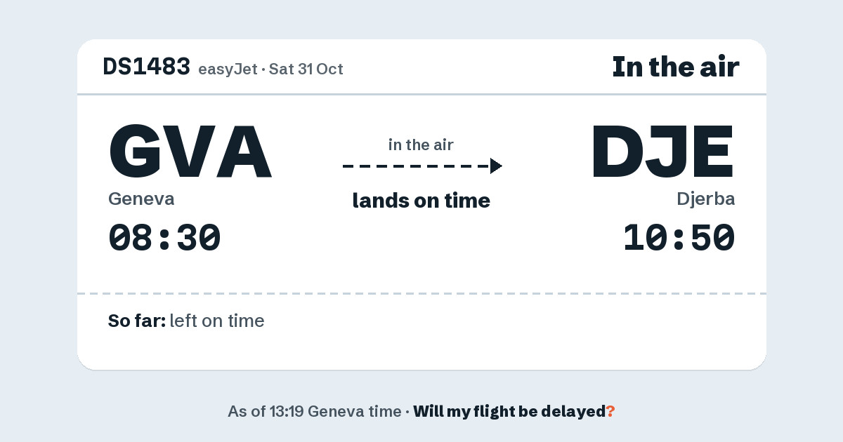 Link preview: DS1483 lands about 10:46
