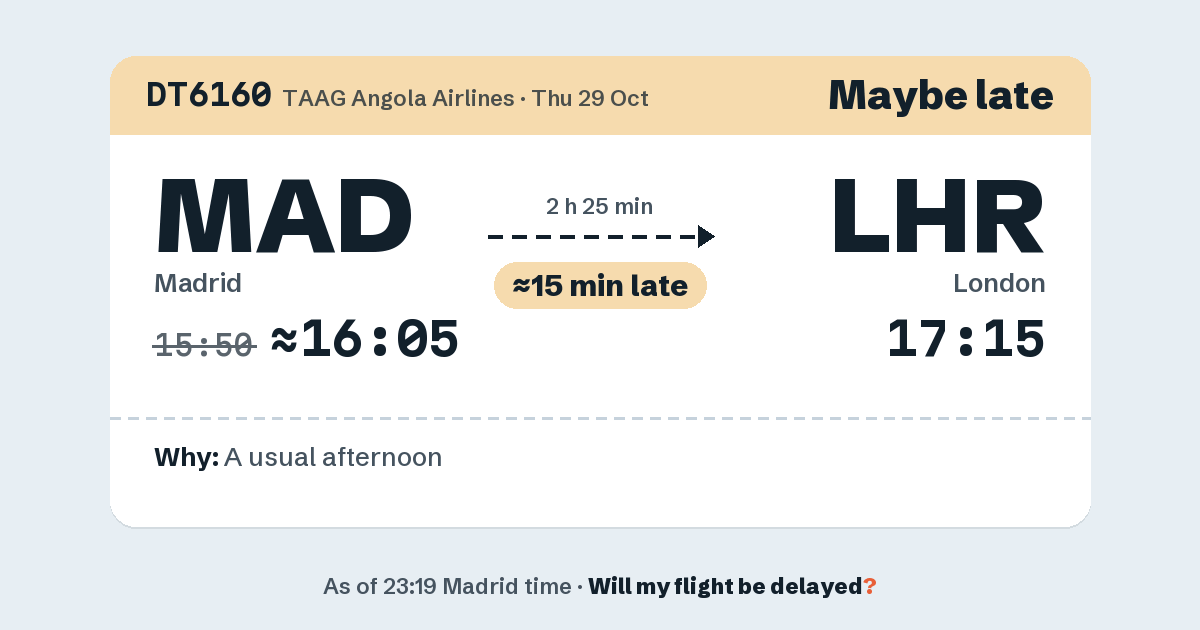 Link preview: DT6160 lands about 17:18