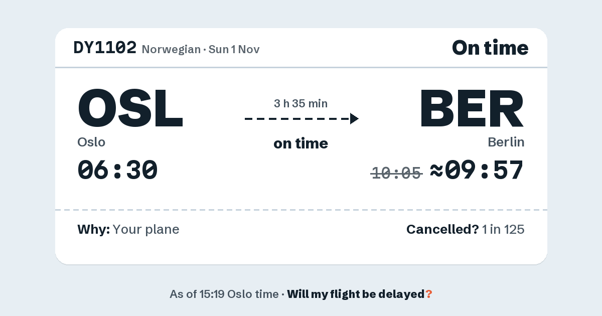 Link preview: DY1102 lands about 09:57