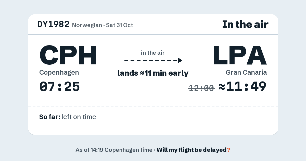 Link preview: DY1982 lands about 11:49