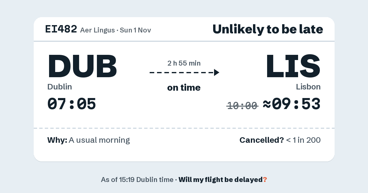 Link preview: EI482 lands about 09:53
